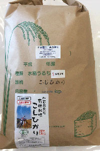 EM農法有機栽培米コシヒカリ白米５ｋｇ