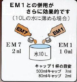 ＥＭ７　ＥＭ１との併用が更に効果的